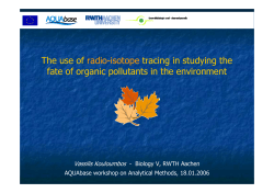 slides - AQUABASE - RWTH