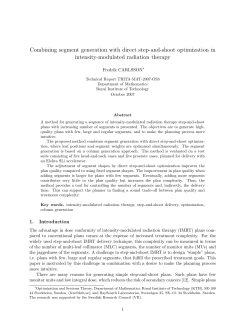 Combining segment generation with direct step-and