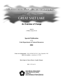 An Overview of Change - Utah Salt Flats Racing Association