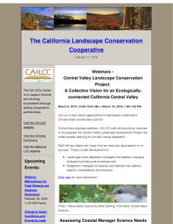 The California Landscape Conservation Cooperative
