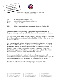 LA Times Welch - Armenian National Committee of America