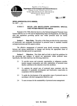 -Department of Environment and Natural Resources DENR