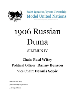 1906 Russian Duma - Lyons Township High School