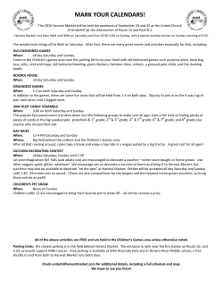 Kids` Activities - Underhill`s Harvest Market