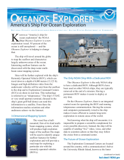 Okeanos Explorer Fact Sheet
