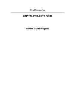 capital projects fund