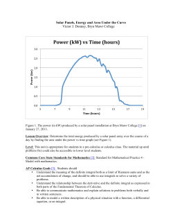 Power (kW) vs Time (hours)