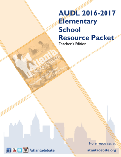 ES Resource Packet-Teacher`s Edition