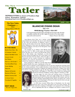 Tatler - Woodlawn High School