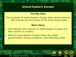 Inland Eastern Europe