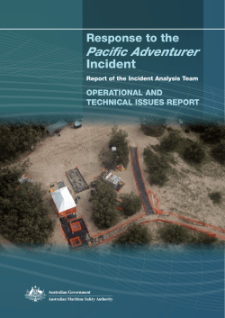 Operational and Technical Issues Report