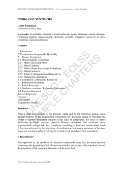 Inorganic Synthesis