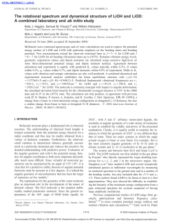 The rotational spectrum and dynamical structure of LiOH and LiOD