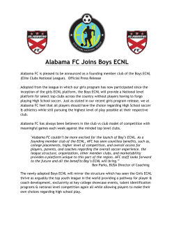 Alabama FC Joins Boys ECNL - Birmingham United Soccer