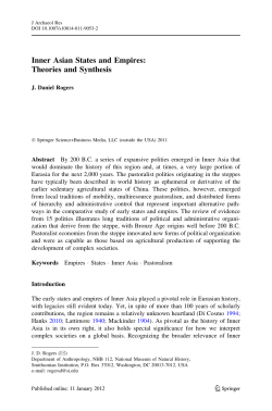 Inner Asian States and Empires