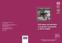 Child labour and education in pastoralist communities in