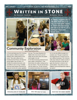 GAMS ROCKS Newsletter - Gallipolis City Schools