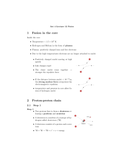 Lecture Notes