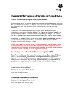 Important Information on International Airport Dubai