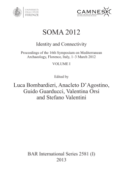 2013-16thSOMA-Aegean Type Swords and Finds in Anatolia