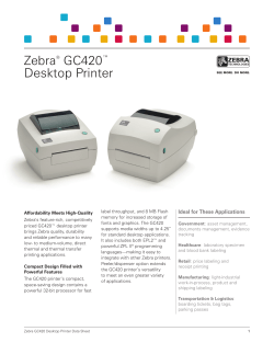Zebra&reg; GC420&trade; Desktop Printer