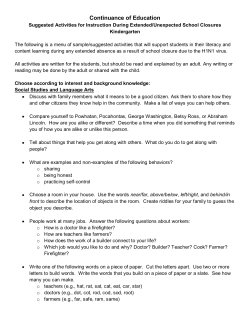 Continuance of Education