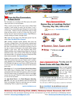April 2017 - Skidaway Island Boating Club