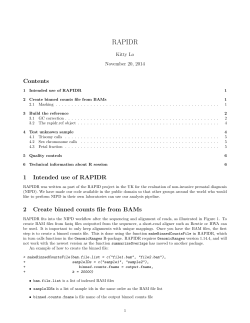 RAPIDR vignette