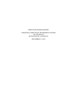 5 - Parochial Employees` Retirement System of Louisiana