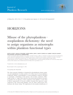 Misuse of the phytoplankton&ndash;zooplankton