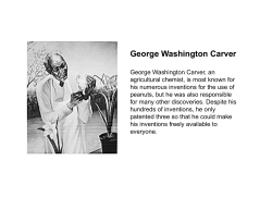 George Washington Carver - College of Arts and Sciences