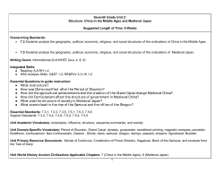 How was China reunified after the Period of Disunion?