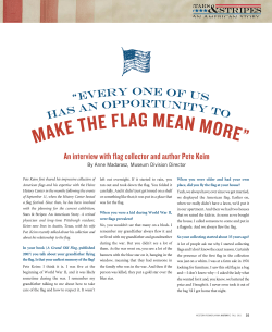 An interview with flag collector and author Pete Keim