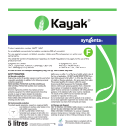 Product registration number: MAPP 14847 An emulsifiable