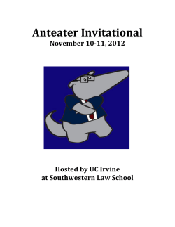 Anteater Invitational Tournament