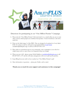 Directions for participating in our &ldquo;One Million Pennies