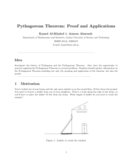 Pythagorean Theorem: Proof and Applications