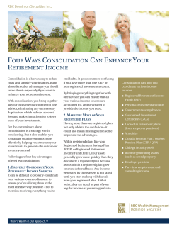 four ways consolidation can enhance your retirement income