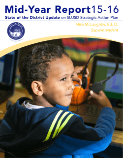 Mid-Year Report15-16 - San Leandro Unified School District