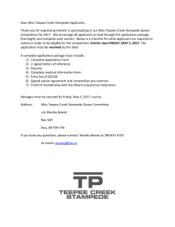 2017 stampede queen application form
