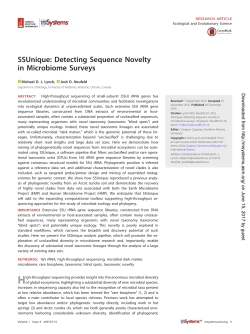 SSUnique: Detecting Sequence Novelty in Microbiome