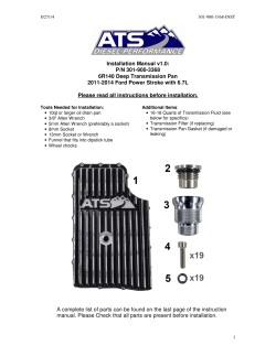 301-900-3368-INST 6R-140 Transmission Pan v1.0