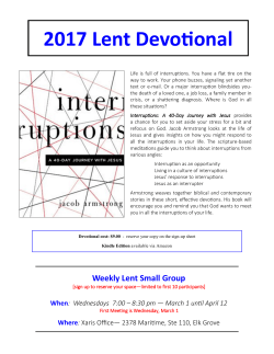 details about the devotional and small group