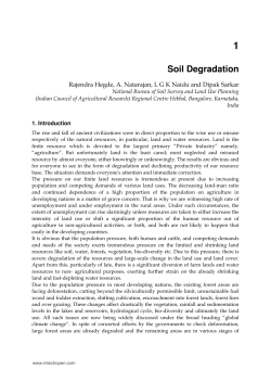 Soil Degradation