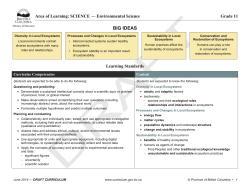 Environmental Science 11 with elaborations