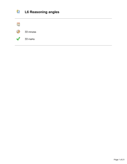 L6 Reasoning angles - Learning with Mrs Hooper