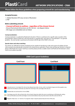 CR80 Artwork Requirements