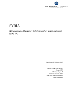Military Service, Mandatory Self-Defence Duty and
