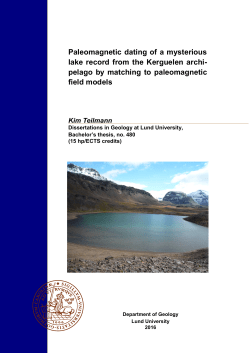 Paleomagnetic dating of a mysterious lake record
