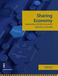 Sharing Economy - Insurance Institute of Canada